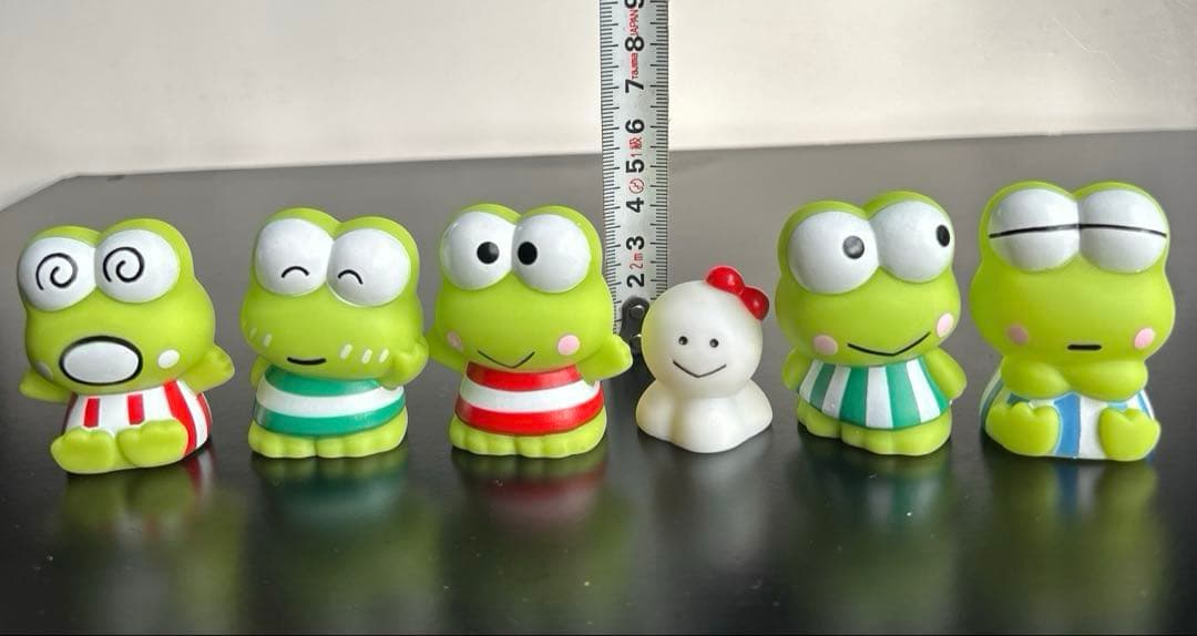 サンリオ　けろけろけろっぴのゆびにんぎょう 指人形　ソフビ　レトロ
