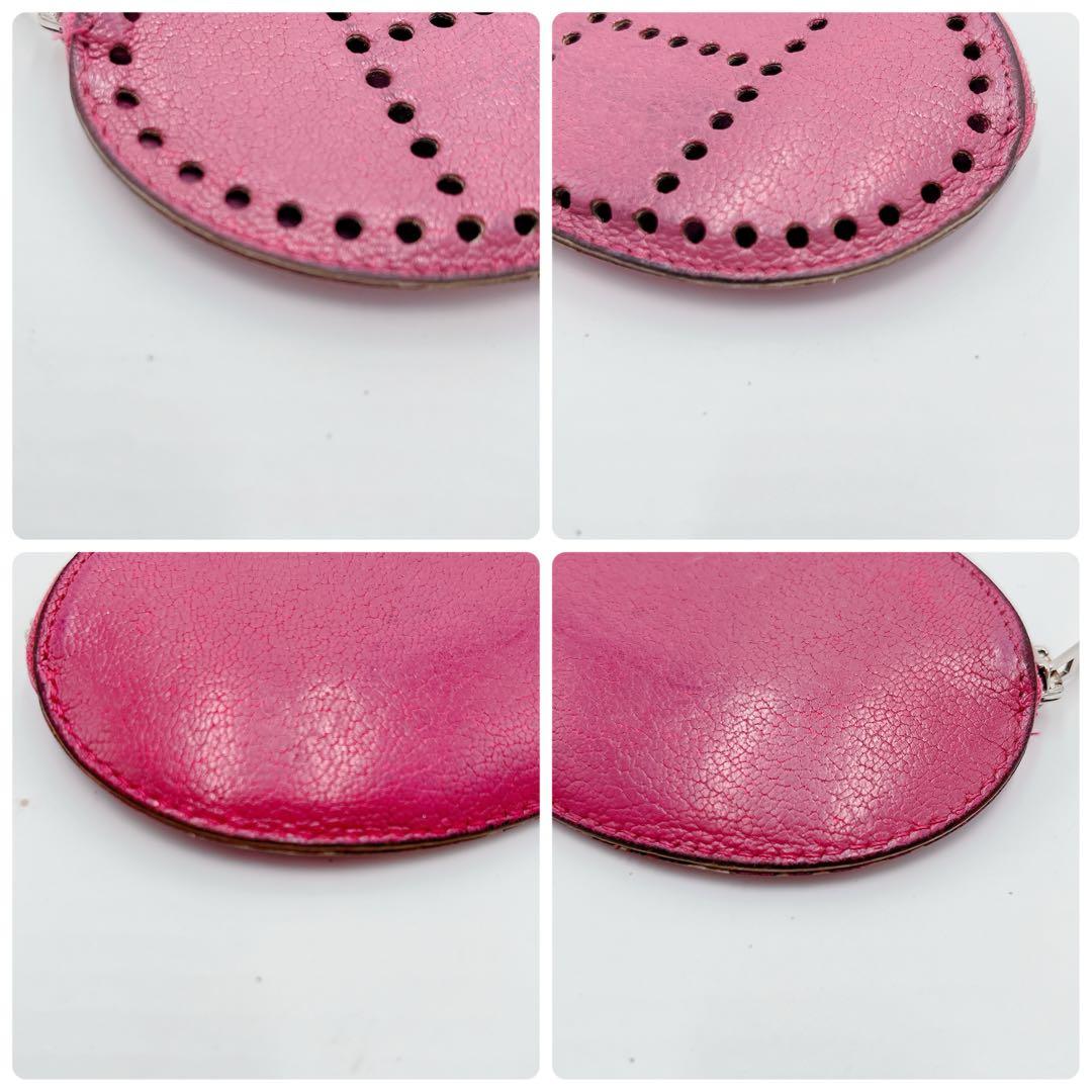 【極希少】HERMES ケース 小銭入れ エブリン ピンク シェーブル