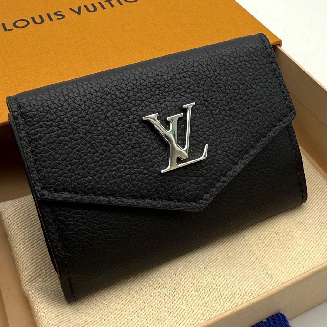 【新品近い】ルイヴィトン ポルトフォイユ ロックミニ 三つ折り コンパクト 財布