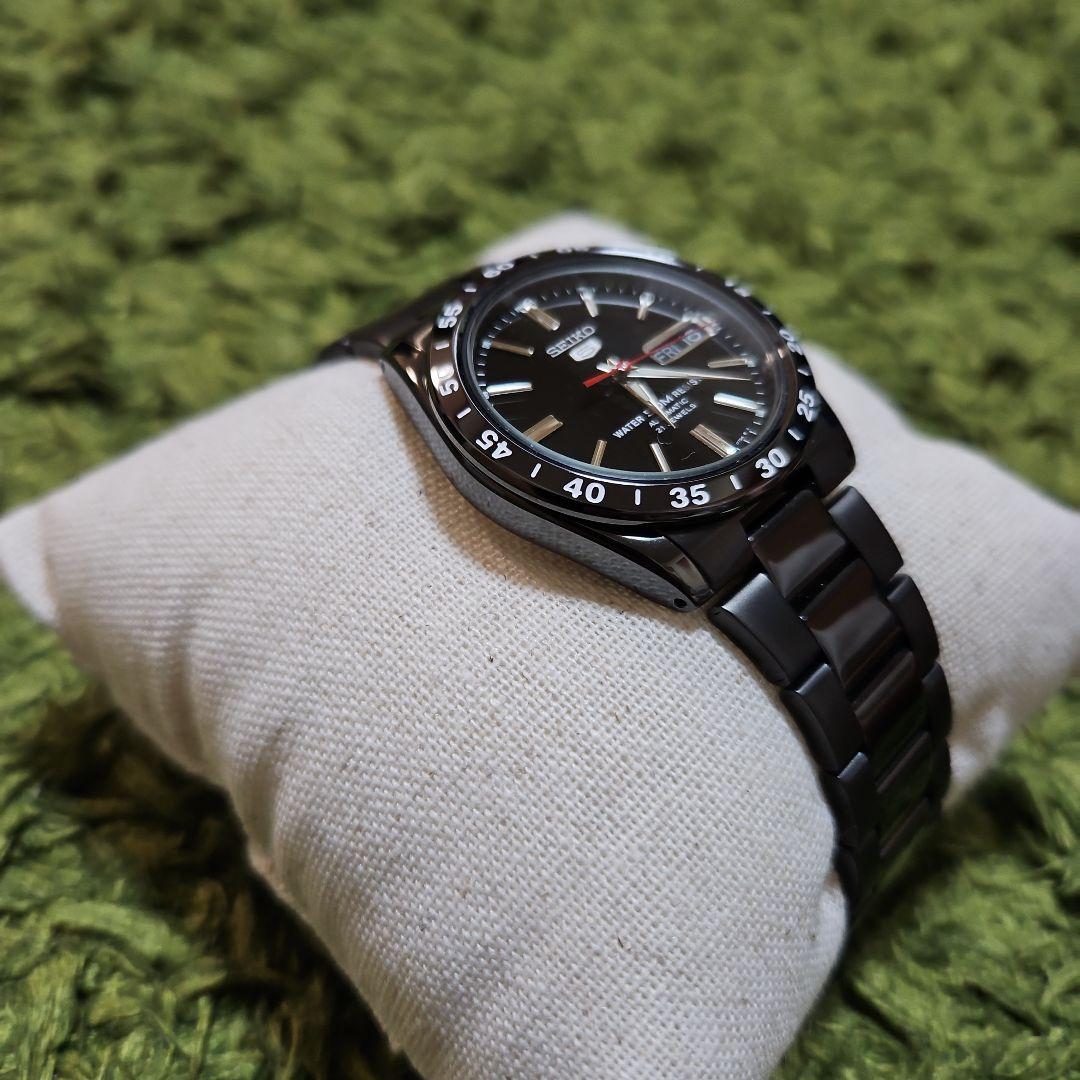 【試着のみ】SEIKO5 セイコーファイブ黒い稲妻　自動巻き