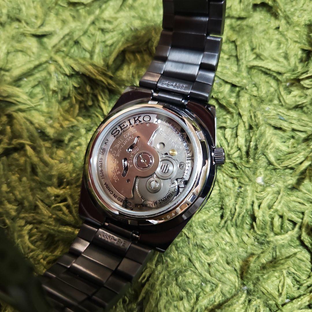 【試着のみ】SEIKO5 セイコーファイブ黒い稲妻　自動巻き