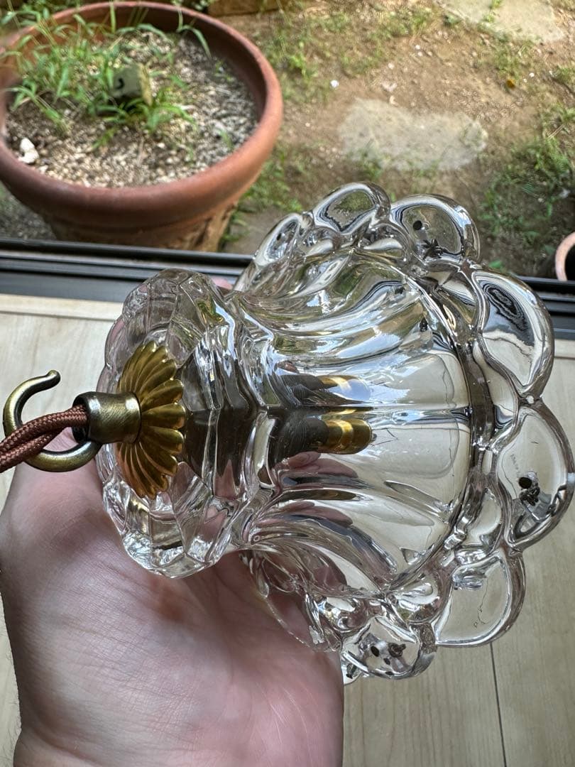 ＊ラスト1個＊ フランス アンティーク 大きな可愛いお花のミニシャンデリア＊