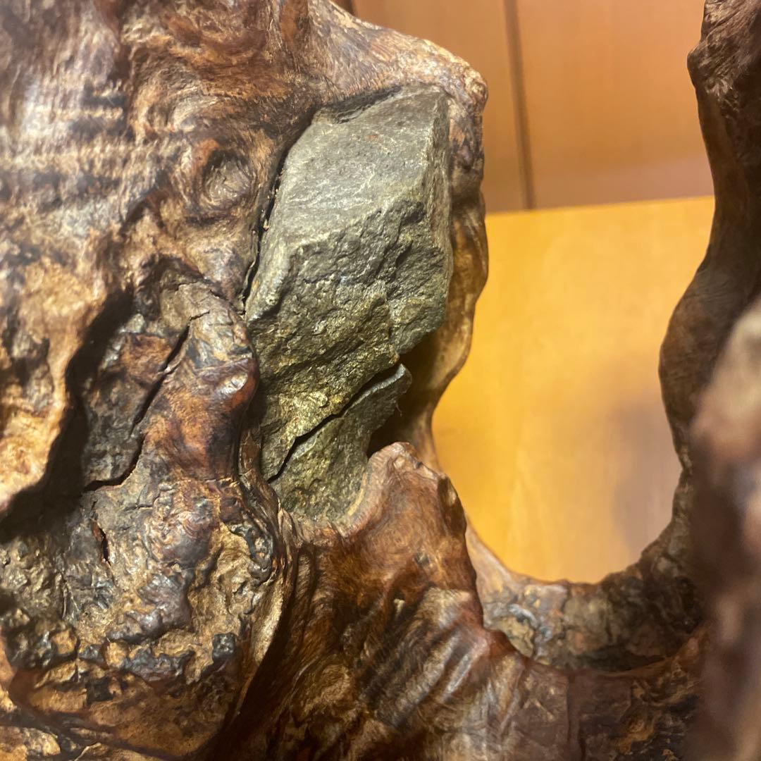 天然木 大型 花台 切り株 台座 飾り台　木工芸品