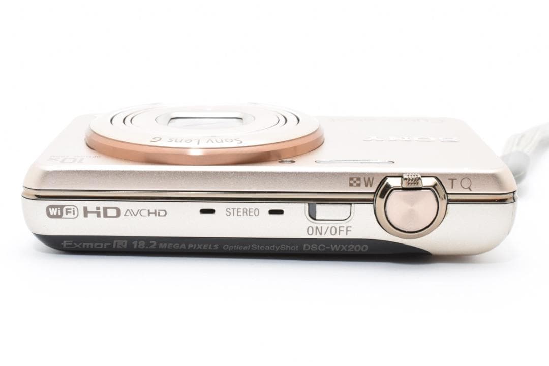 【美品】SONY Cyber-shot DSC-WX200 ゴールド　動作確認済