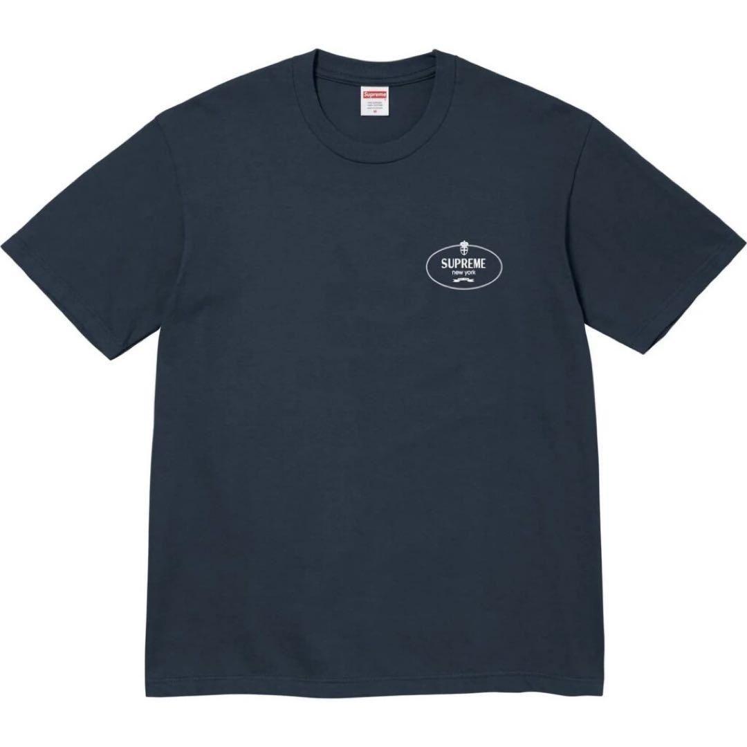 Supreme Crest Tee \"Navy\" プラダ
