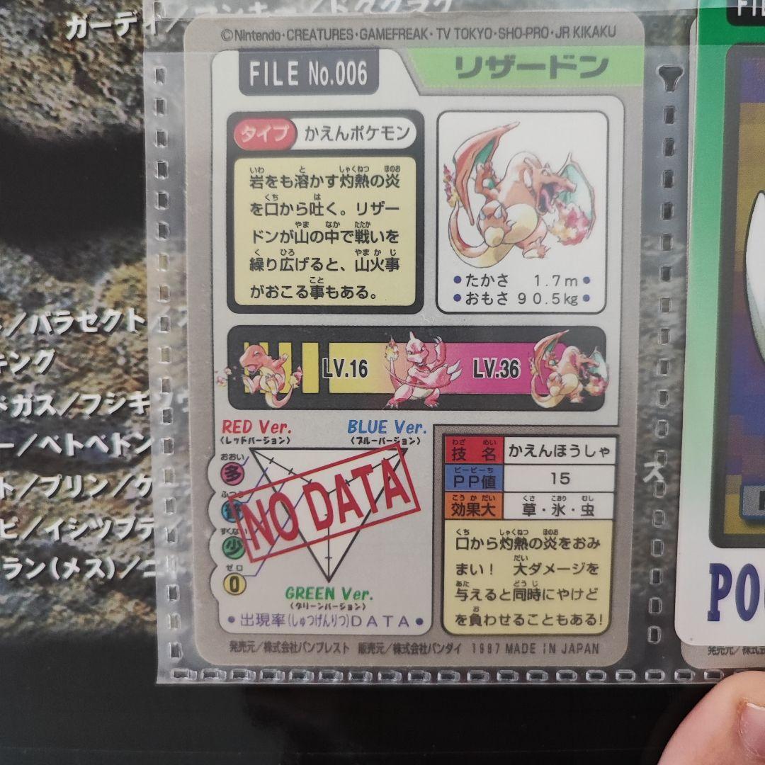 【激レア】ポケモンカードダス　リザードン