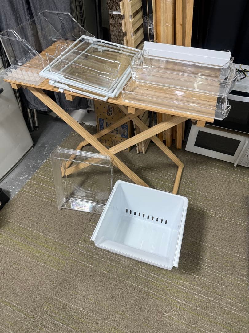 【超美品】ヤマダ　REFAGE 156L 冷凍冷蔵庫　YRZ-F15LW