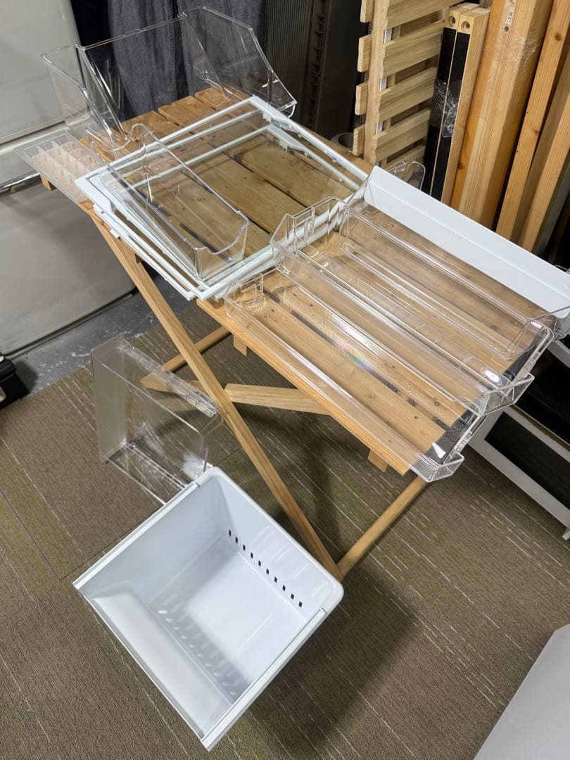 【超美品】ヤマダ　REFAGE 156L 冷凍冷蔵庫　YRZ-F15LW