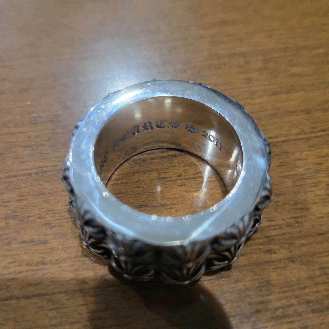 クロムハーツ ダブルピートパンクリング シルバー 925 21号