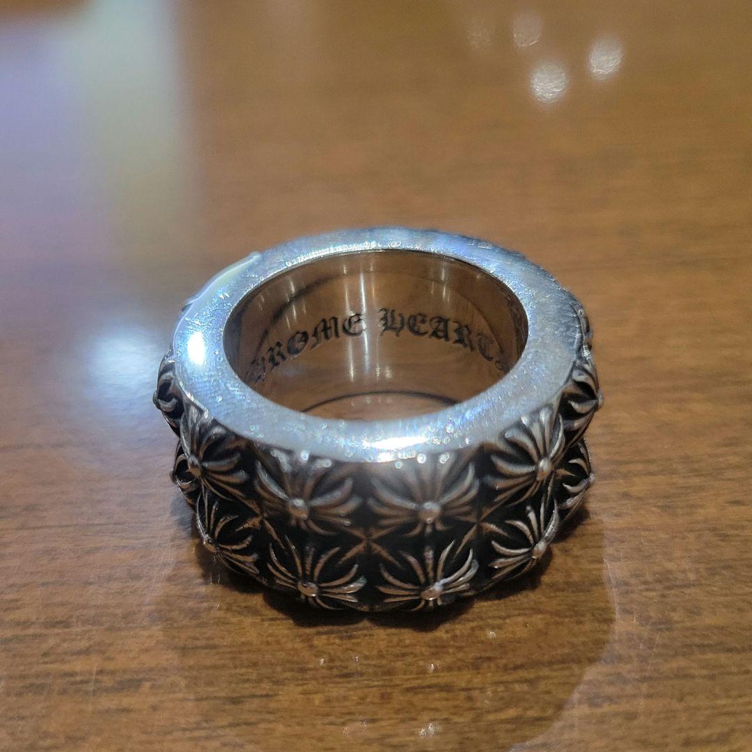 クロムハーツ ダブルピートパンクリング シルバー 925 21号