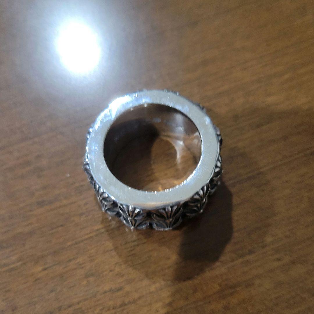 クロムハーツ ダブルピートパンクリング シルバー 925 21号
