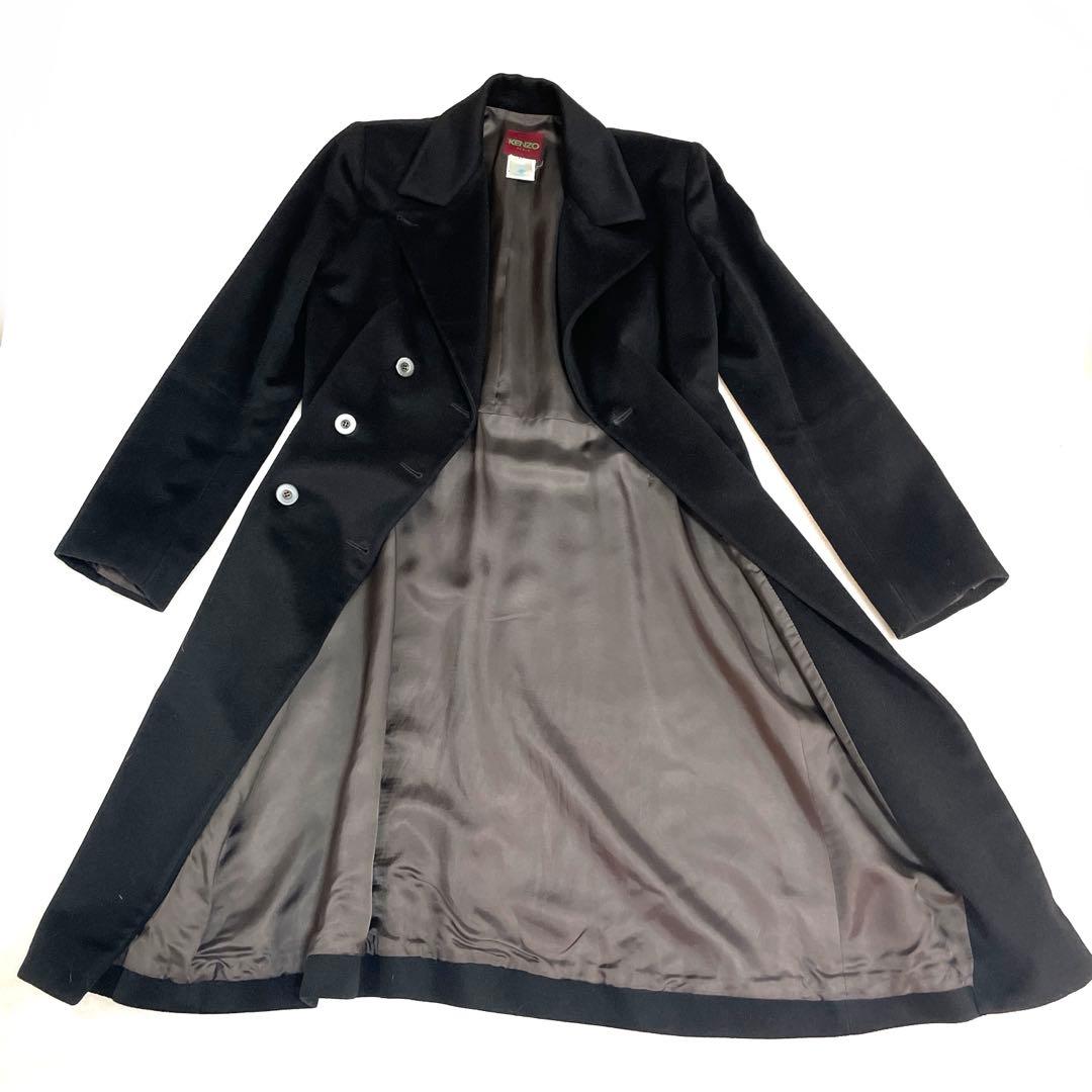ケンゾー KENZO チェスターコート ロング丈 フランス製　カシミア　ウール