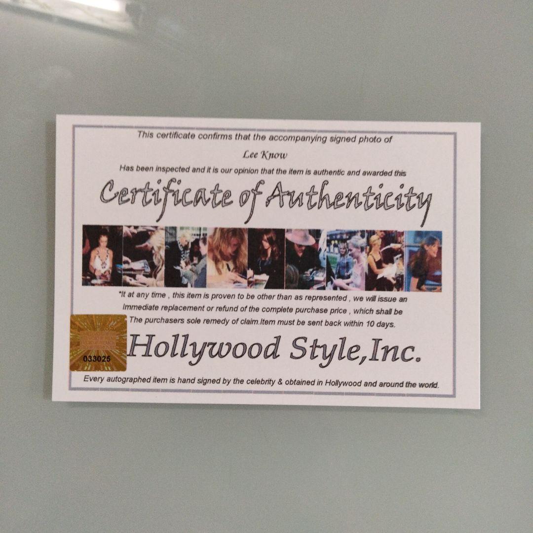 セール中…リノ直筆サイン入り2Lサイズ写真…Lee Know…ストレイキッズ…⑧