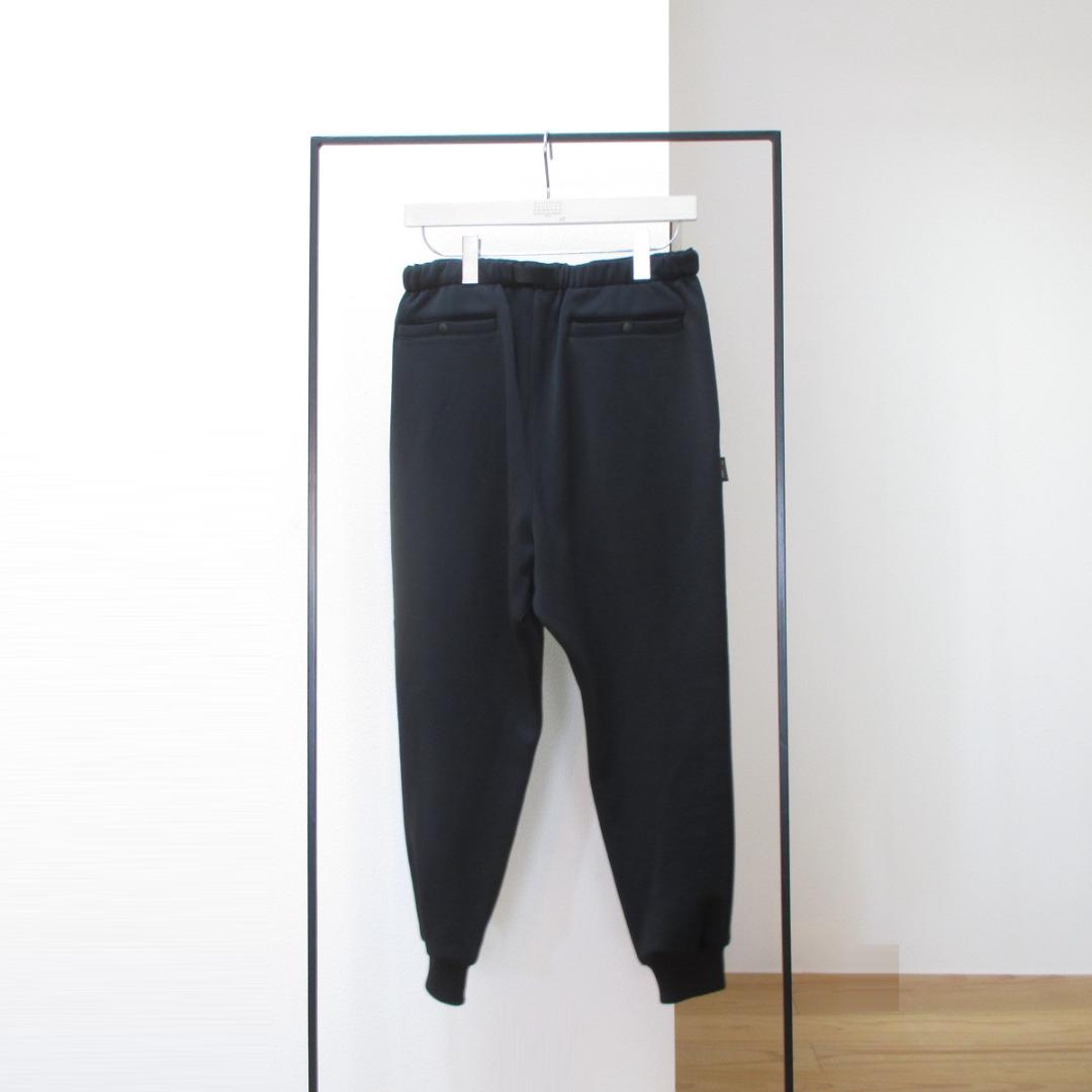 コムデギャルソンオム ロゴ入りサルエルジョガーパンツ ブラックS 裏フリース
