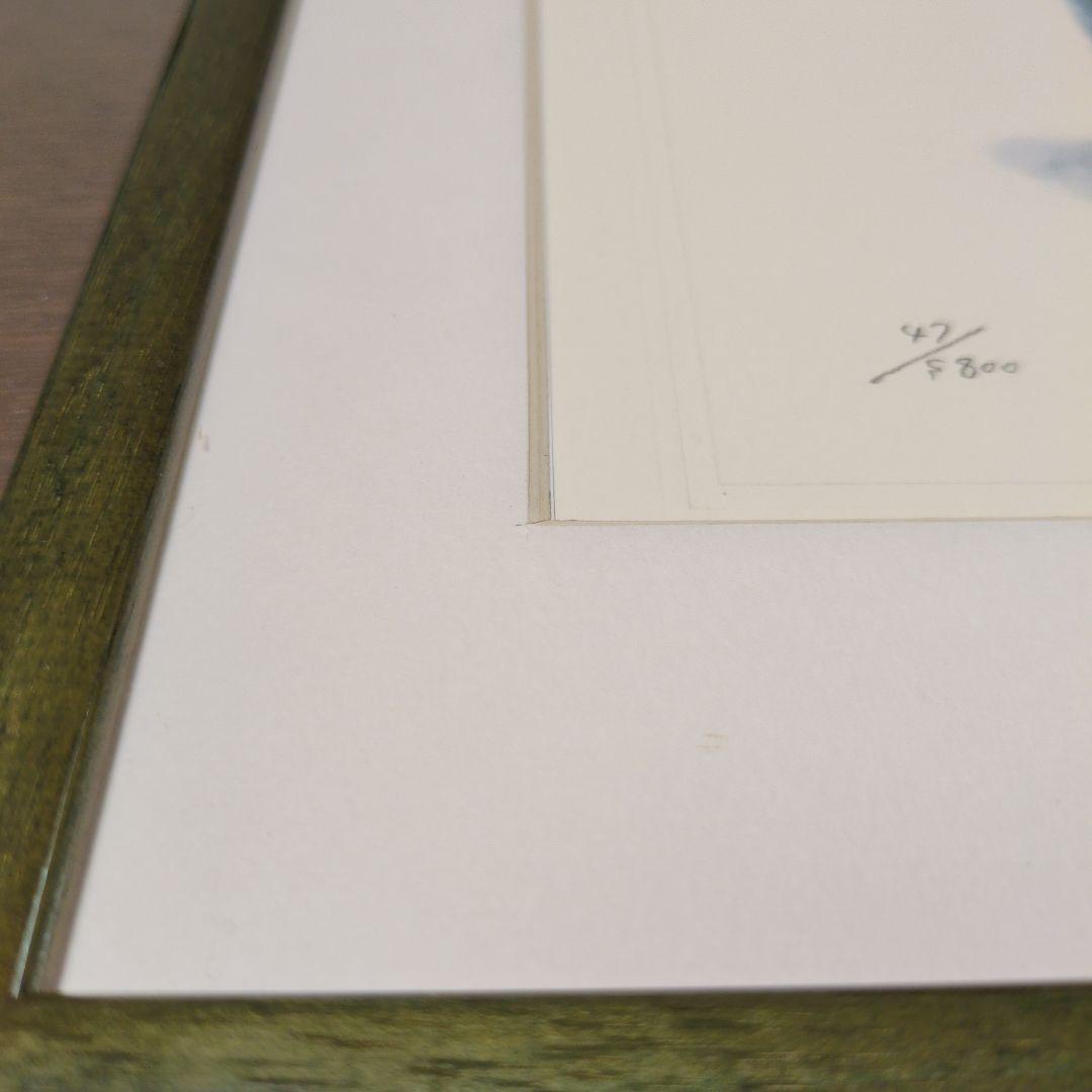 橋本 不二子 額付き サイン・エディション有 限定版画 ボタニカルアート人気画家