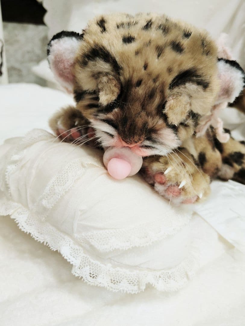 まなあきちゃん❤オーダー❤ウンピョウベビー♡アートドール♡ぬいぐるみ♡