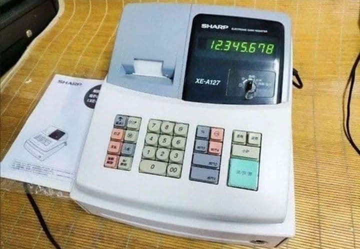 シャープレジスター　XE-A127　簡単便利特殊　送料込　357877