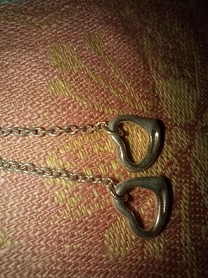 TIFFANYオープンハートシルバー925ピアス※チャーム部分のみ