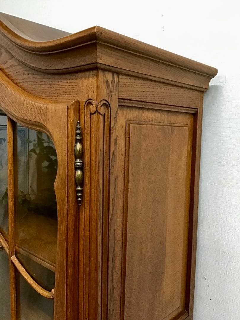 管37☆フランス製☆仏蘭西☆アンティーク☆ガラスキャビネット