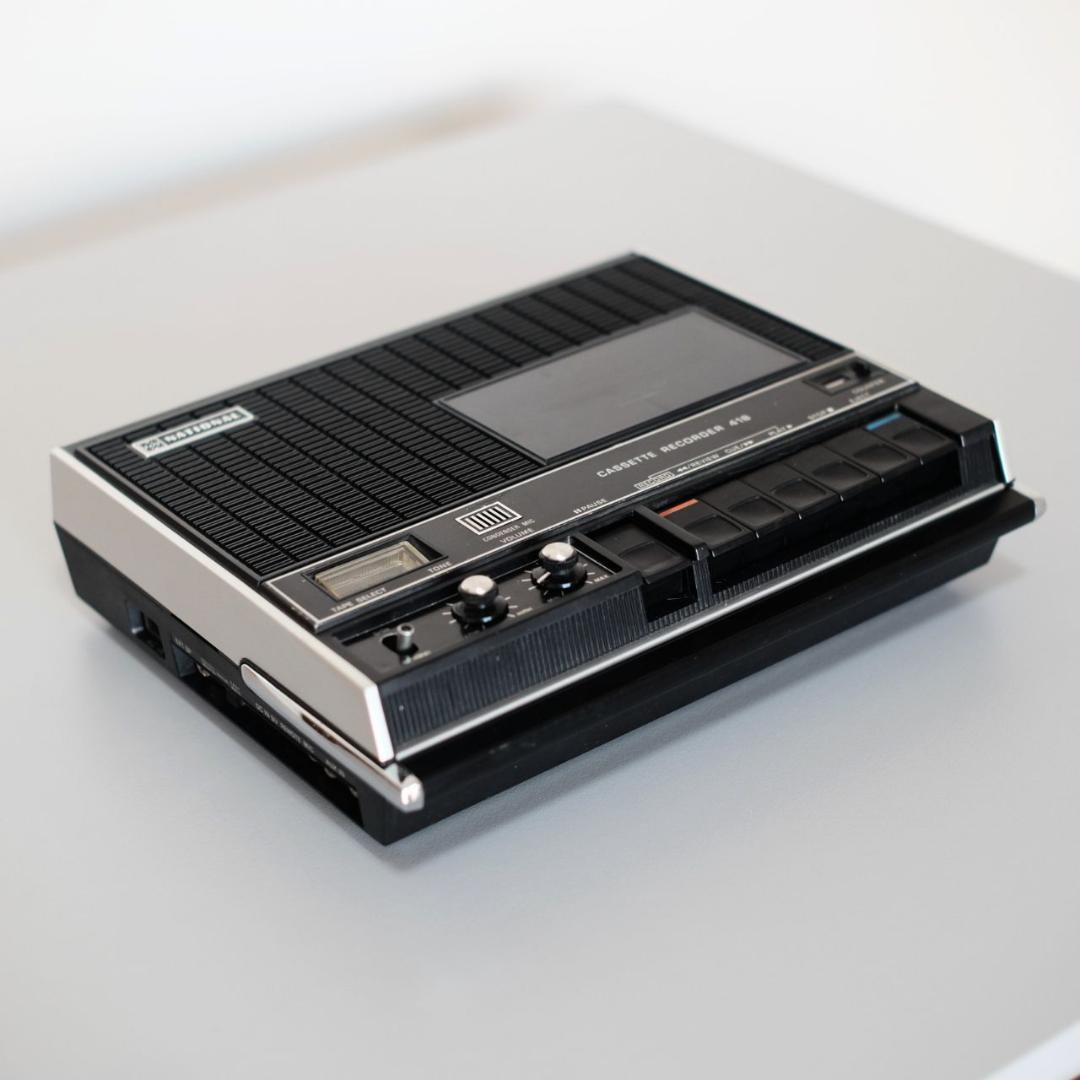 【メンテ済み】ナショナル（National） カセットプレーヤー RQ-418