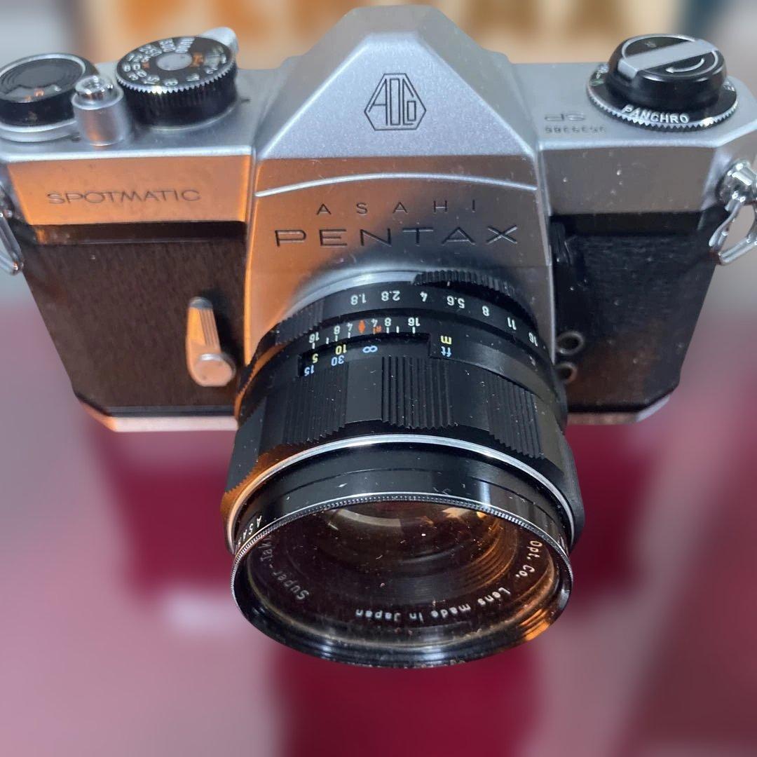 【希少】アサヒ　ペンタックス　SP　spotmatic　55㎜　F1.8　元箱