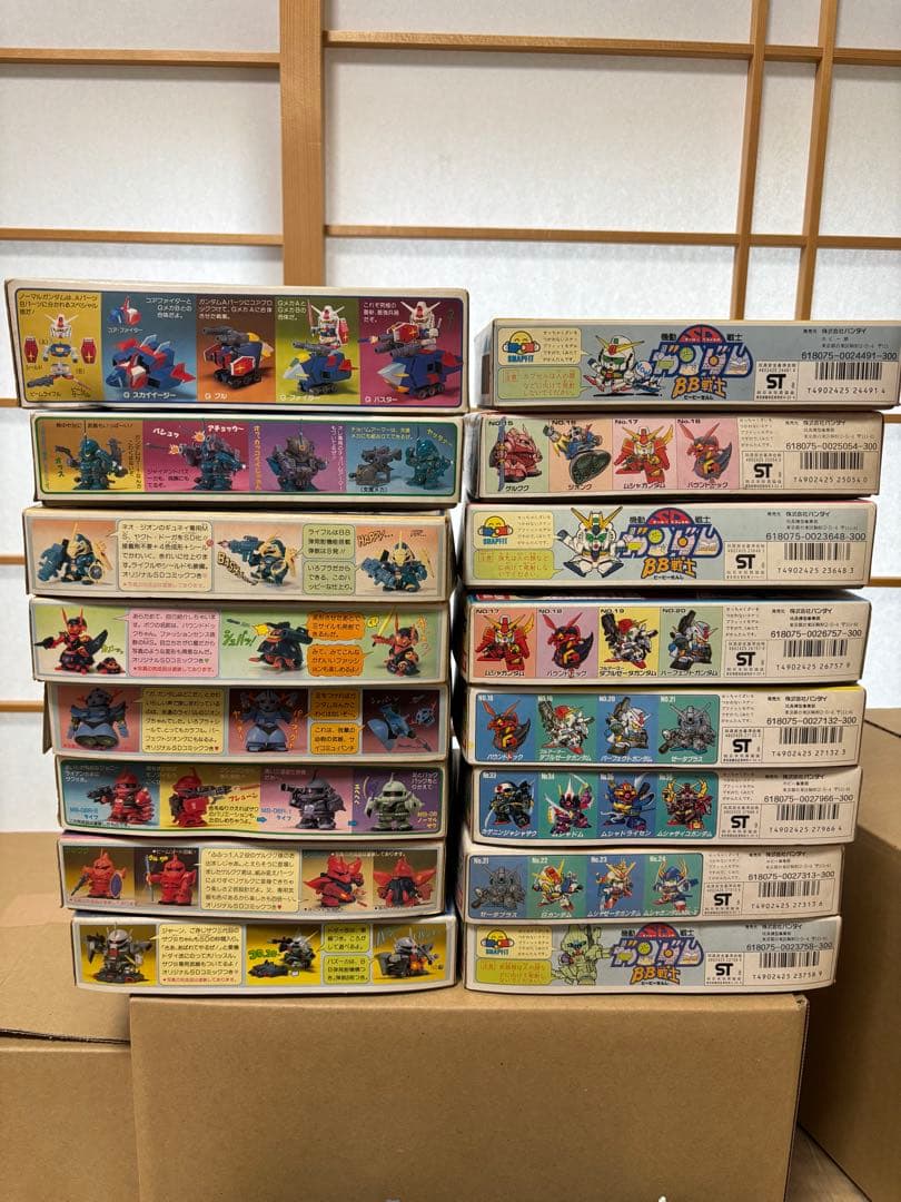 完成品 昭和BB戦士 SDガンダム 16体まとめ売り 箱、説明書、ランナー等あり