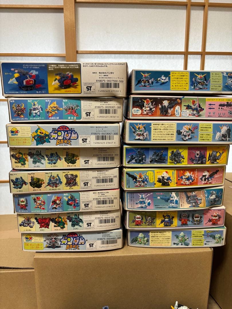 完成品 昭和BB戦士 SDガンダム 16体まとめ売り 箱、説明書、ランナー等あり