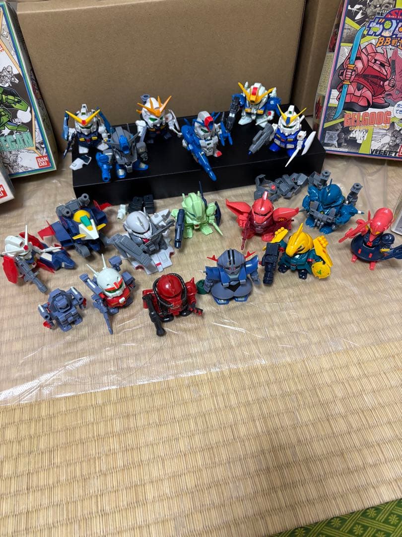 完成品 昭和BB戦士 SDガンダム 16体まとめ売り 箱、説明書、ランナー等あり