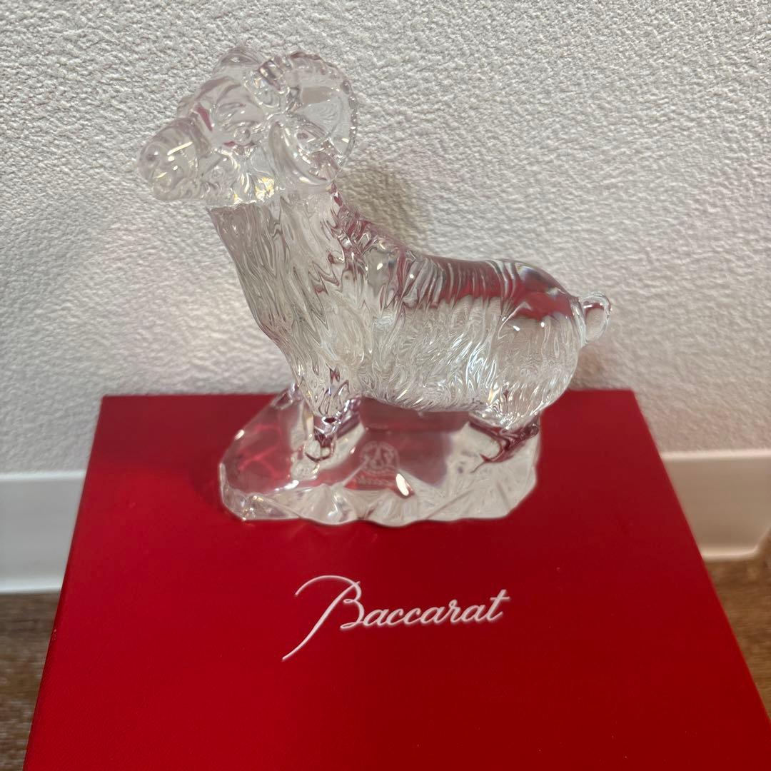 Baccarat クリスタルガラス バカラ　干支　羊