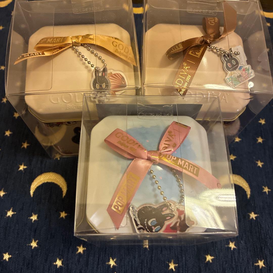 GODIVA LABUBU コラボ未開封3缶セット