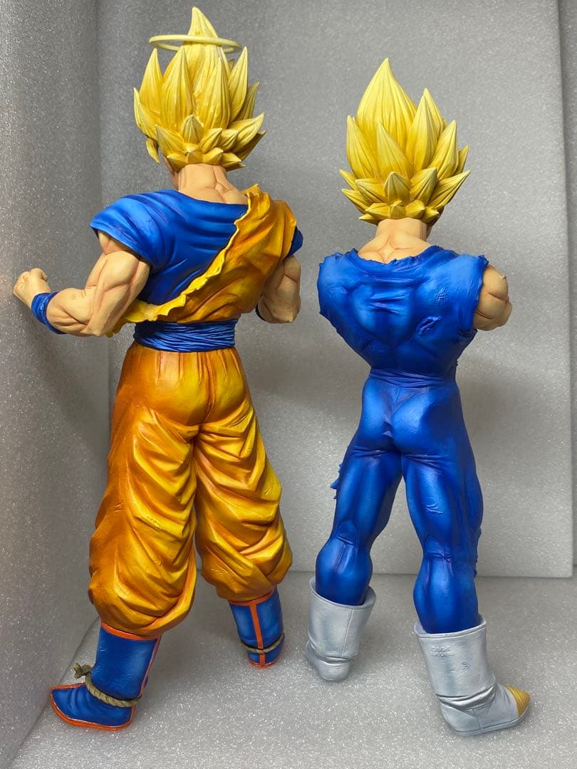 リペイント　ドラゴンボール　超サイヤ人2 孫悟空(天使)vs魔人ベジータ