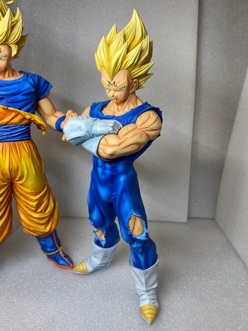 リペイント　ドラゴンボール　超サイヤ人2 孫悟空(天使)vs魔人ベジータ