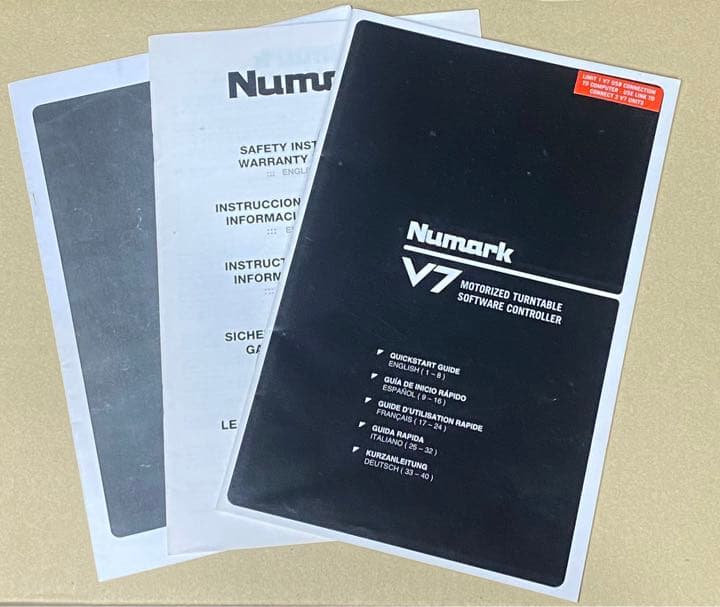 【PCDJコントローラー】Numark v7【ターンテーブル】＃1