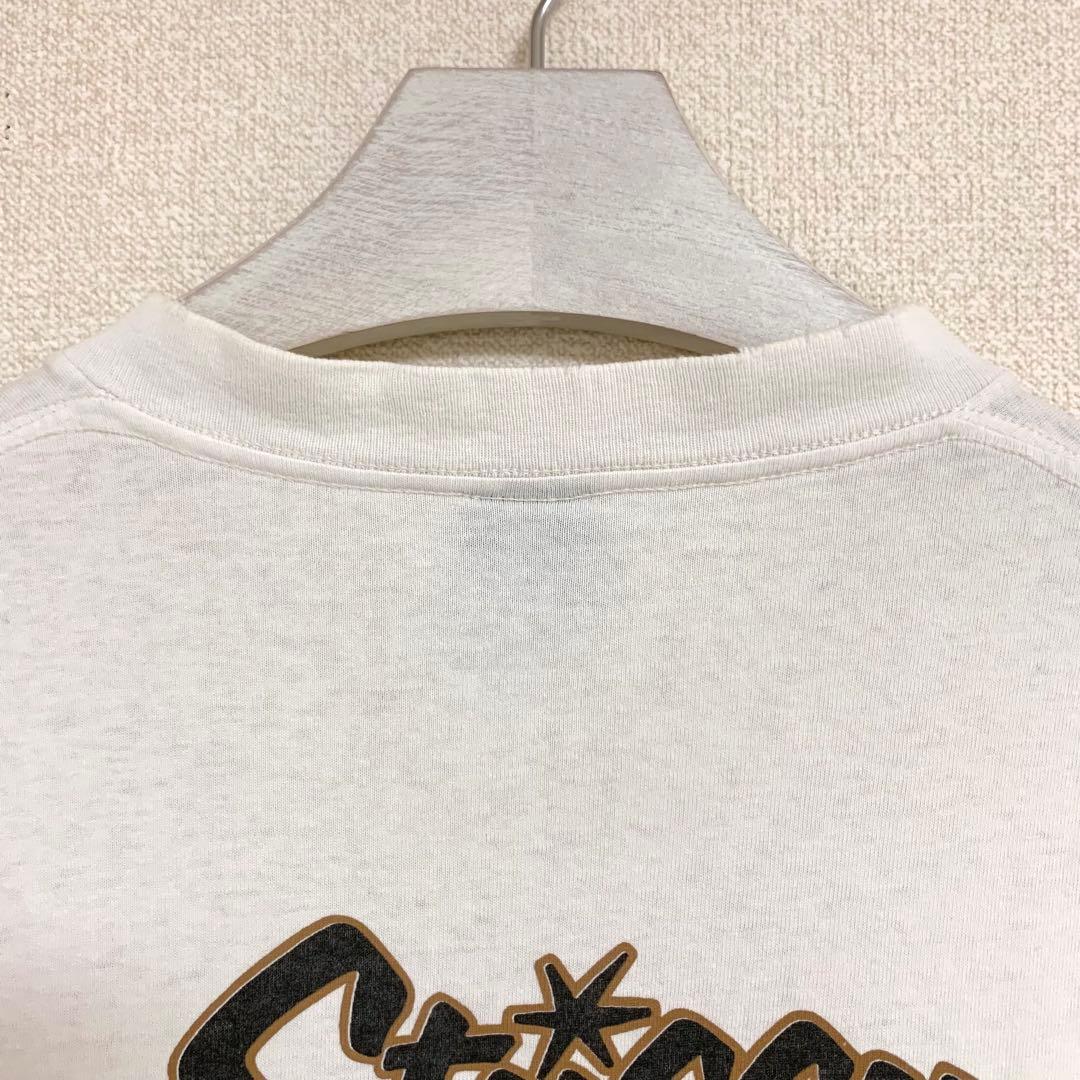 80s 後期 STUSSY 黒タグ USA製 cursive 筆記体 Tシャツ