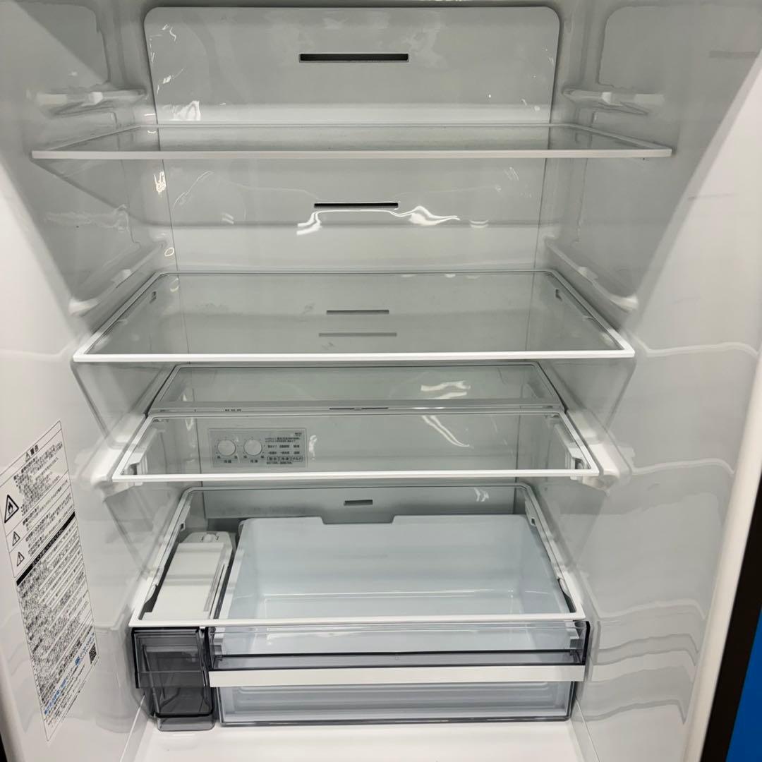 540東芝2024年製 大型冷蔵庫 ガラス割れあり 完動品　300L強　自動製氷
