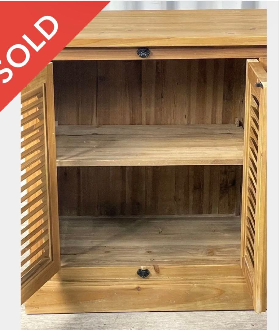 クラッシュゲートルーチェ2 杉古杉サイドボードキャビネットノットアンティークス