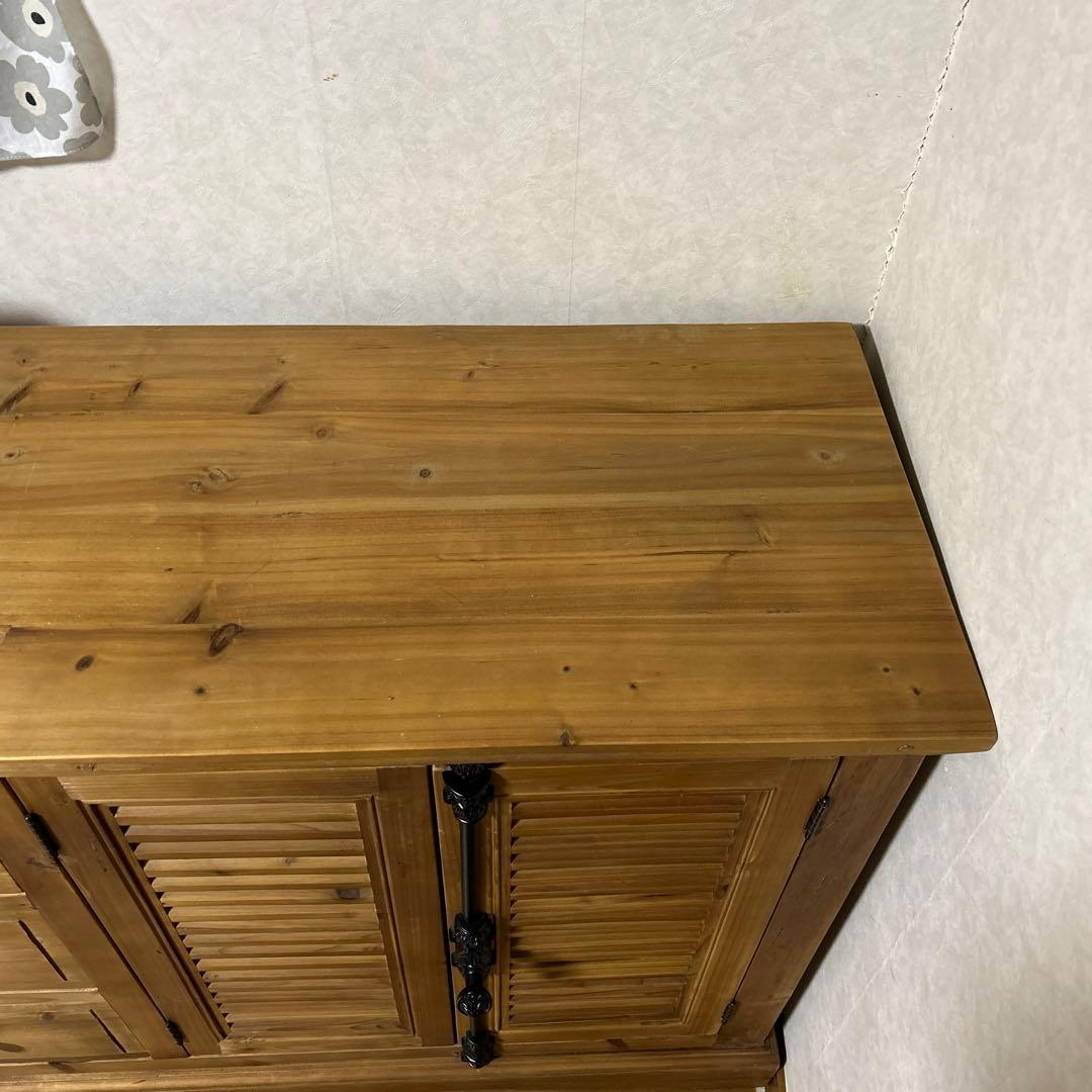 クラッシュゲートルーチェ2 杉古杉サイドボードキャビネットノットアンティークス