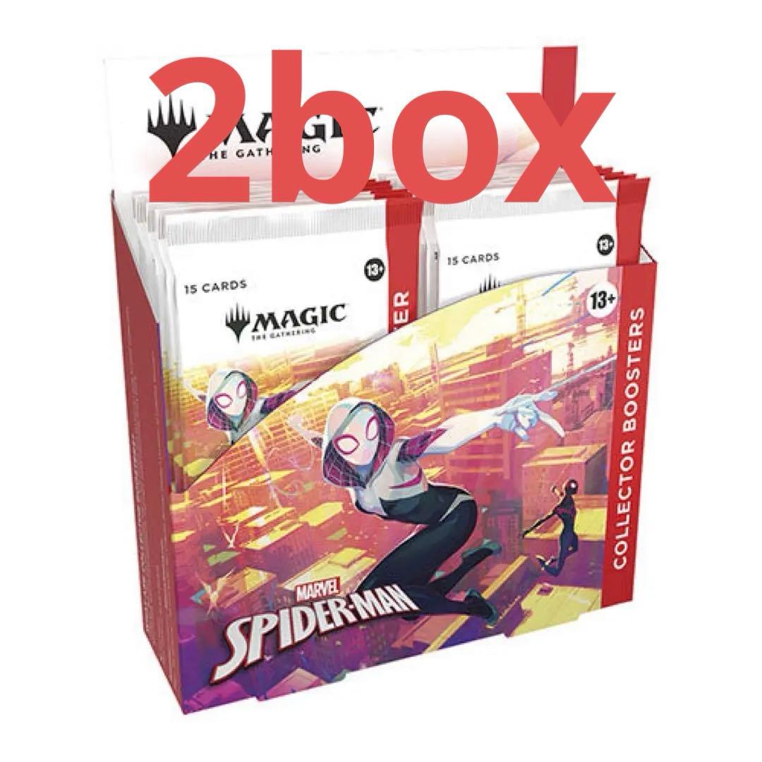 新品未開封 MTG スパイダーマン コレクターブースター 2box　英語版