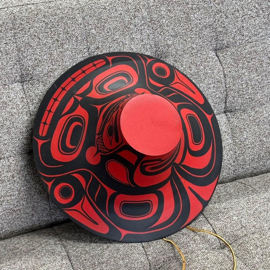 お月 珍品 希少！ ネイティブハット 先住民 アート インテリアにも