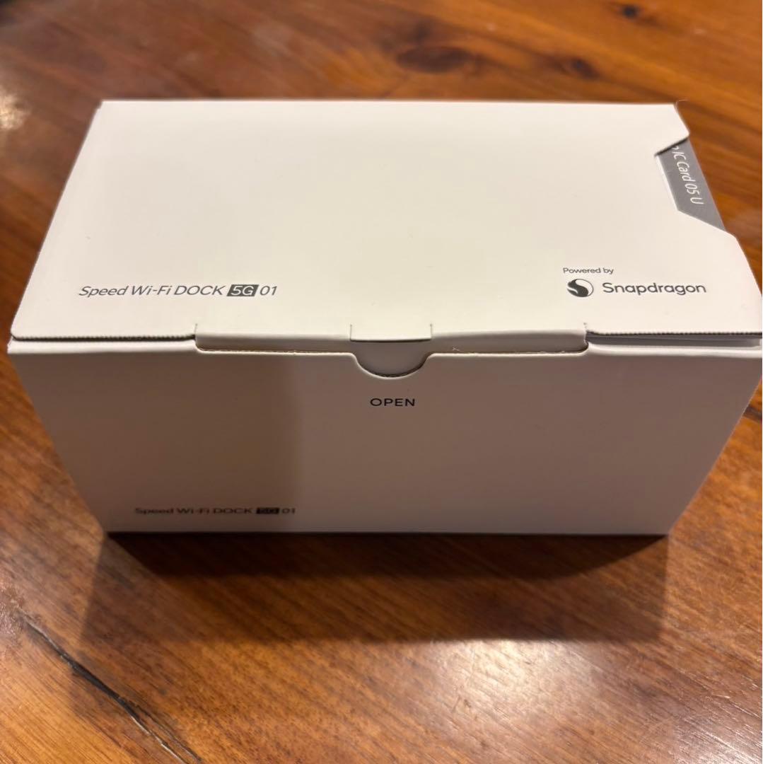 新品Speed Wi-Fi DOCK 5G 01 モバイルルータ