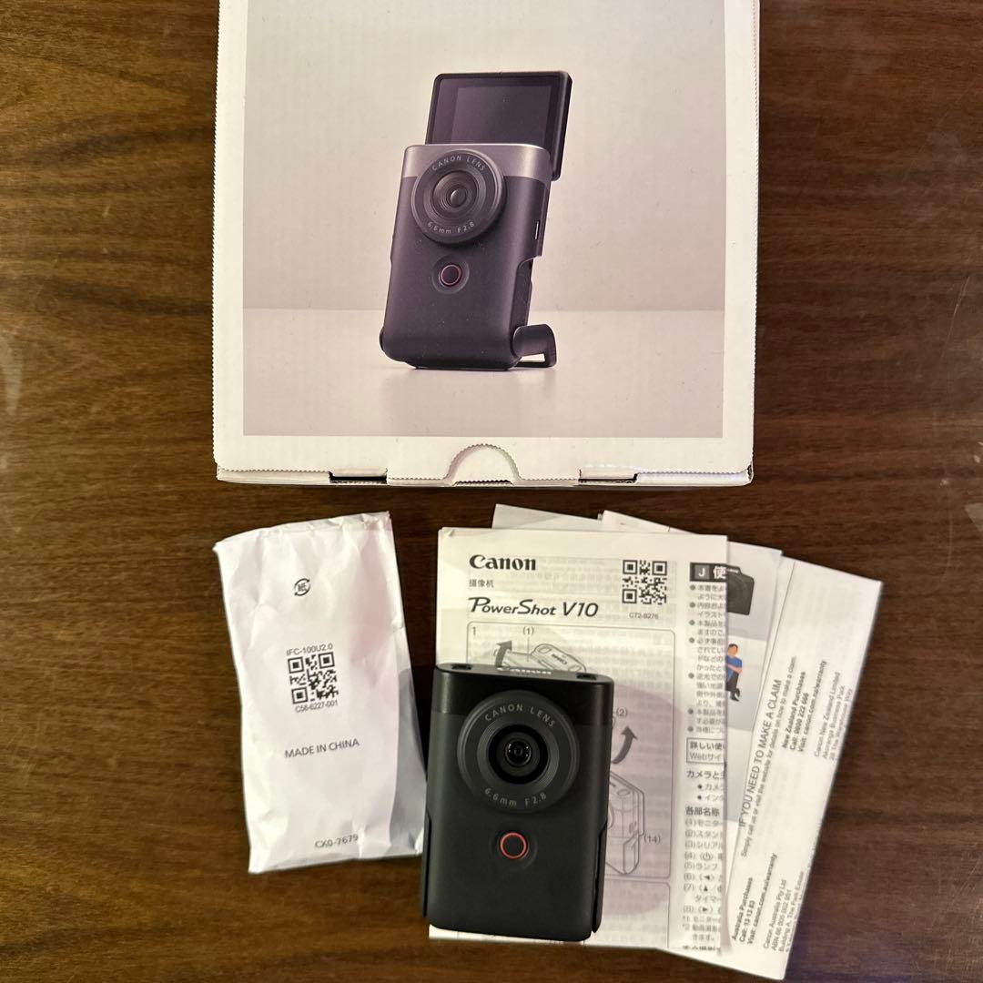 Canon PowerShot V10 ビデオカメラ本体