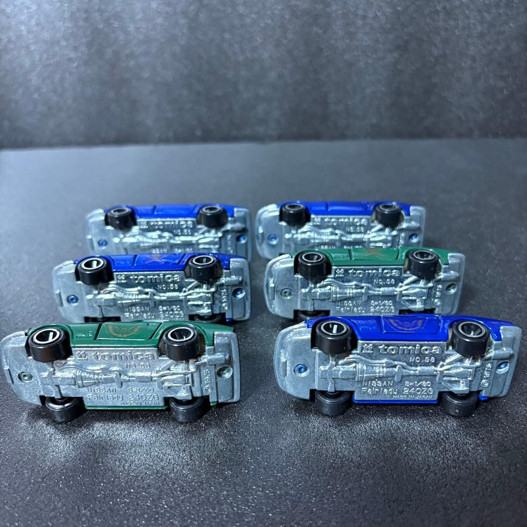 トミカ58ニッサンフェアレディZG ミニカーショップイイノ特注 6台セット日本製