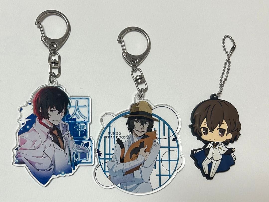 文豪ストレイドッグス 文スト 太宰治 まとめ売り 缶バッジ アクリルキーホルダー
