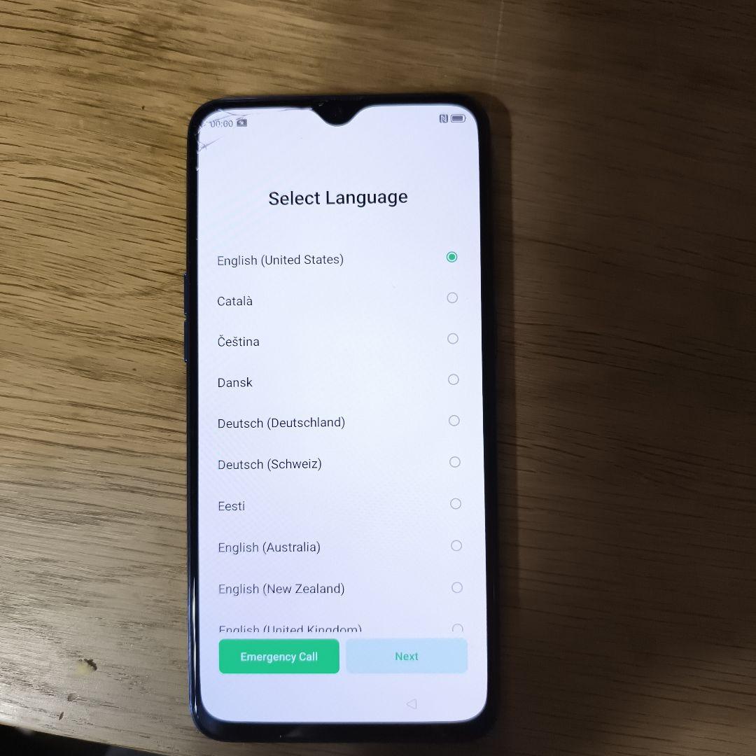 oppo renoA スマートフォン グリーン