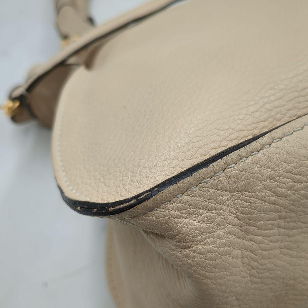 クロエ　マーシー　MARCIE レザー　トート　ハンドバッグ　ベージュ　2way