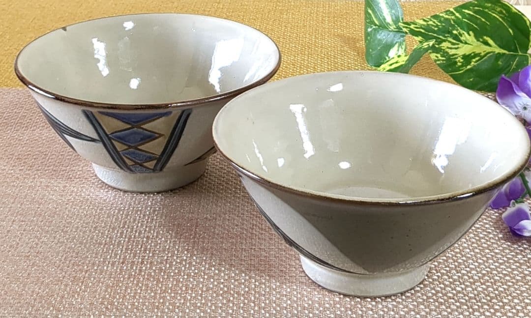 Niko様❢　沖縄やちむん　壺屋焼 丼 深鉢 魚紋 宮城須美子　レア✨️　未使用