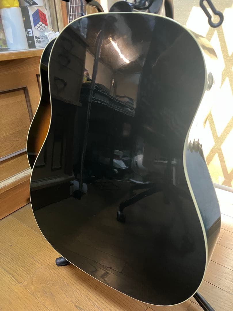 【2013年製】Gibson J45 エボニー 鳴り抜群　ギブソン　固定サドル