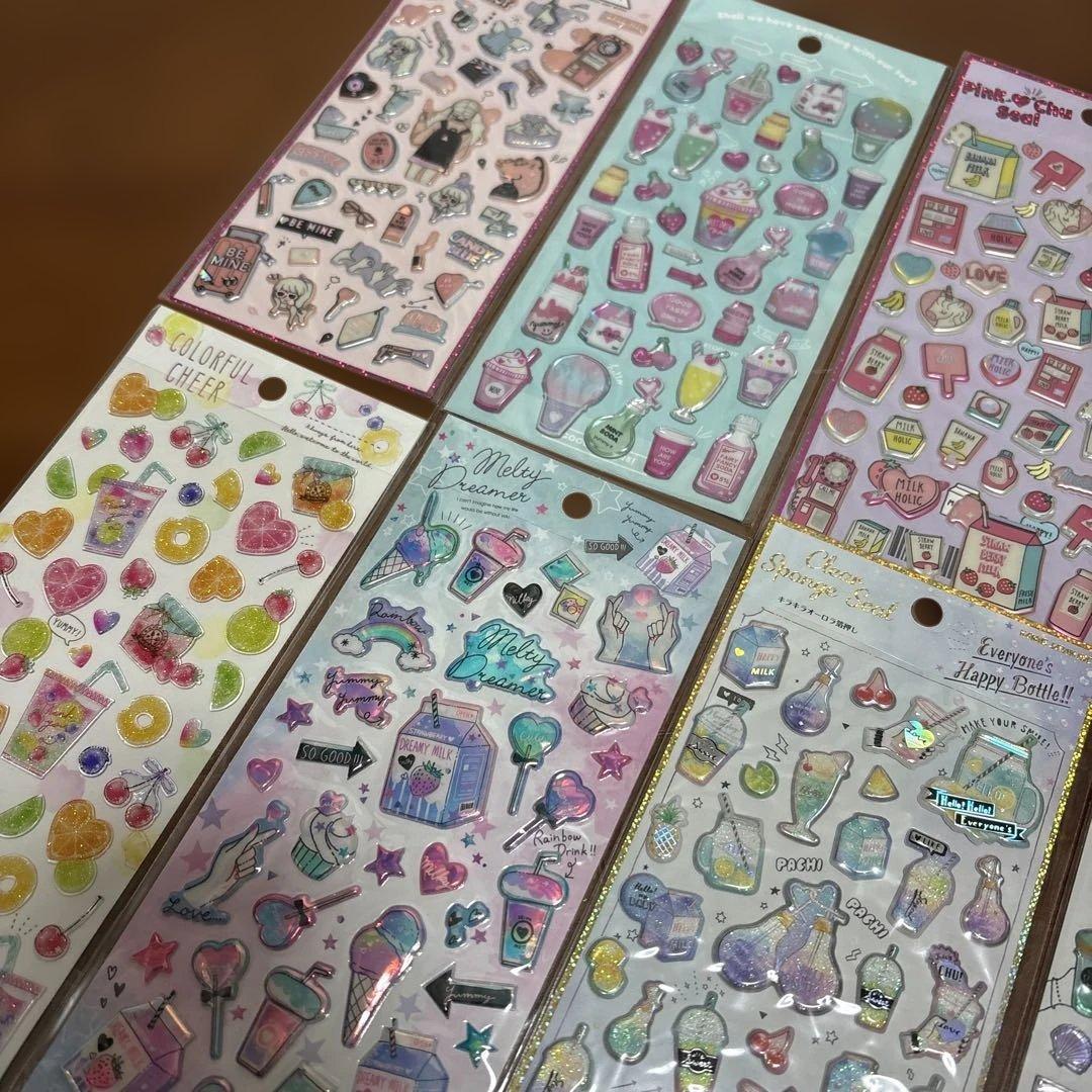 立体シール　27枚　まとめ売り　ドロップ　サンリオ　平成はっぴーフォン　新品