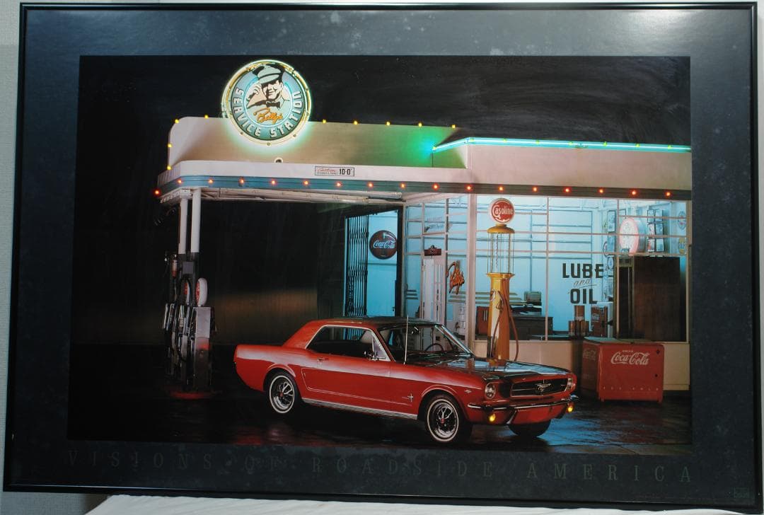 LED ライティング ポスターROAD SIDE of AMERICA