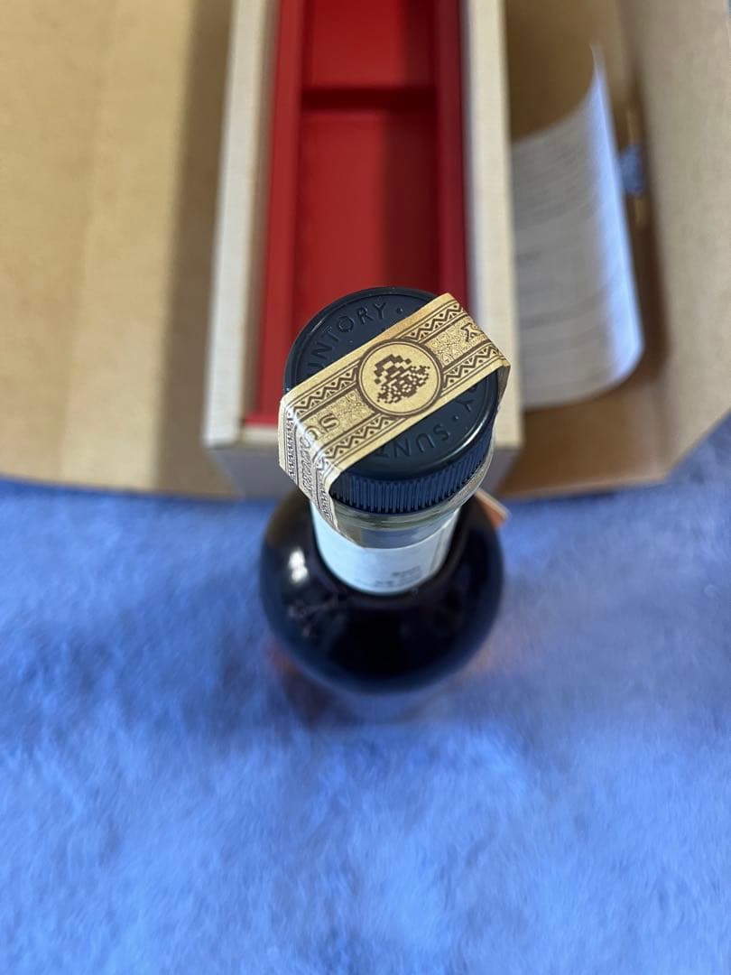 サントリー山崎 樽出原酒 酒精五十八度 ピュアモルトウイスキー山崎蒸溜所